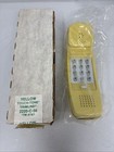 Vintage At t Trimline 2220 Yellow Touch-tone Corded Wall Phone New In Box Nos