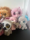 Ty Beanie Boos Lot Of 13 - Safari Theme 3 New 1 Rare Giraffe And Elephant