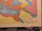1966 Vintage Roman Empire Authentic Old Mcm Atlas Map - Rand Mcnally World Atlas
