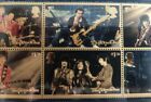 The Rolling Stones 60th Anniversary Gold Plated Stamp Set Uk Royal Mail Rare    