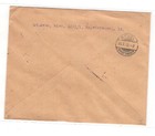 Austria   Large  Cover  Ovprinted  Stamps  Overprinted  Registered  1919