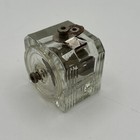 Antique Johnson   Johnson Glass Dental Floss Dispenser Vintage  Rare