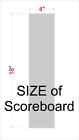 Set Of 2 Easy Read - Cornhole Scoreboard Score Keeper - Corn Hole