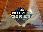 2019 World Series Official Mlb Licensed Ticker Holder Lanyard Nationals V Astros
