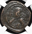 Byzantine Empire 1075-1081 Ad  Authentic Jesus Christ Ae Follis Class I Coin Ngc