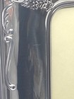 Vtg Sovrani Argenti Sterling   Lacquered Wood Picture Frame Italy 8x10 Repousse