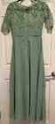 Women s Size 4 Formal Sage Green Dress Mother Of The Bride Dress - A0096