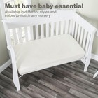 2 Pack Fitted Crib Sheets 52x28 Soft Cozy Microfiber Baby Nursery Bedding