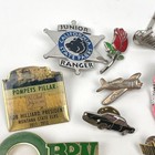 Lot Of 32 Vintage Random Pins Pinbacks Collector Lot Various Genres   Themes