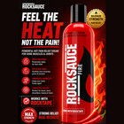 Rocksauce Fire Hot Muscle Relief Cream With Capsaicin  12 Ounce Bottle 