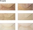 Pack 48 Vintage Style Envelopes - Classic Aged Envelopes In 6 Unique Designs For