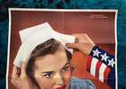 Wwii Ww2 Original War Poster Become A Nurse Recruit Uncle Sam Nyc Health Service