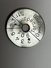 Swedish Mauser model 96  38 wwii Orig Stock Brass Bore Gauge Disc not Repro  Exc