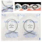 Dental Orthodontic Niti Open Closed Coil Spring Arch Wire 010 012 6 9 12mm 180mm