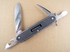 Victorinox Pioneer Swiss Army Pocket Knife - Black Alox 93mm - Very Good