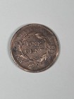 1843 Petite Head Large Letters Large Cent Vf Details