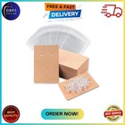 100 Pcs Earring Display Cards With 100 Jewelry Packaging For Earrings Necklace