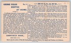 1890s Arbuckle Bros Coffee Holland Victorian Trade Card