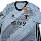 Adidas Sporting Kansas City Mls Soccer Primary Shirt Mens Size M Jersey Blue