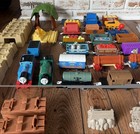 Mattel Gullane Thomas   Friends Train 200  Piece Lot With Trains  Cars  Tracks