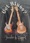Rare  Size Xl    got Blues     Fender   Gibson Embroidered Men   s T-shirt Jazz blues