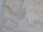 C1879 Antique Color Map  new South Wales  Australia