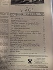 1934 The Stage Magazine November  In This Issue  Franklin P  Adams  First Nights