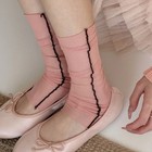 Lyocell Ice Silk Leg Warmers Women Breathable Mesh Sun Protection Socks