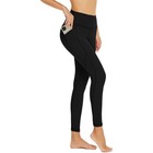 Women Scrunch Workout Sports Lifting Ruched Booty Yoga Pants With Pocket