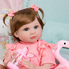 Reborn Realistic Baby Doll Girl  22 Inch Lifelike Soft Weighted Body  Reborn Dol