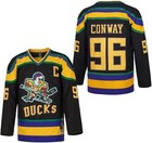 Youth Mighty Ducks Jersey  96 Conway  99 Banks Jersey movie Ice Hockey Jersey Fo