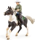 Papo - Cowboy And His Horse - Realistic Figurine - For Ages 3  - Horses    