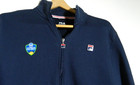 Men s Fila Us Open Cincinnati Tennis Jacket Navy Full Zip