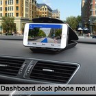 Dash Mount  matte Black Dock  For Garmin Nuvi Drive Dezl Drivesmart  Tomtom 