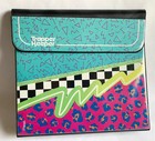Trapper Keeper 80 s Retro Leopard Print 1 Inch Binder W  2 Folders Vintage Style
