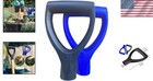 Plastic Shovel Handle 1-1 4  Inner Dia Replacement For Snow Garden Rakes 2pcs