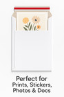  6x8 Rigid Mailers     Self-seal Photo Shipping Envelopes 450 Gsm Cardboard 