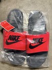 Nike Benassi Jdi Just Do It Slides Sandals Slippers Red Black Size 12