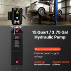 Uimoso Hydraulic Power Unit Ac 220-240v 15 Quart Single Acting System