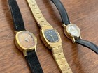 Vintage Lot Timex Women s Gold Tone Octagonal Dress Watch Fashion Band 6 75 Inch