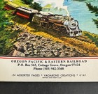 Vintage 1970   s-80   s Oregon The Goose Steam Train  Notepad 9 25    X 5 5    24 Pages