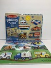 Lot X 2 Melissa   Doug Wooden Vehicles Peg Puzzle   Sound Puzzle New