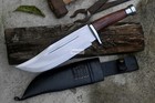 Hunting Bowie-large Fixed Blade Knife-forged Knife-tactical-survival Knife-sharp
