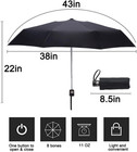 Compact Mini Travel Windproof Umbrella - Auto Open close  Lightweight Folding