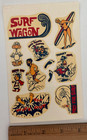 Vintage Waterslide Decal Surfing Set Surf Wagon Pray For Surf Hot Rod Wipe Out