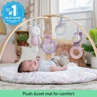 Ingenuity Cozy Spot Duvet Activity Gym With Self-storage  Machine Washable Mat 