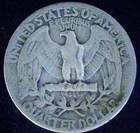1942 Washington Quarter No Mint Mark 90  Silver