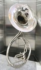 Sousaphone  22  Bell Size Of Pure Brass Metal In Chrome   Case   Free Shipping
