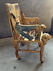 Veronese 2001 Egyptian Pharaoh Throne Chair Resin Figurine Collectible 7   