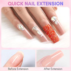 Poly Nail Gel Set Clear Nude Pink 2pcs 50ml Gel Builder For Extension Natural-lo